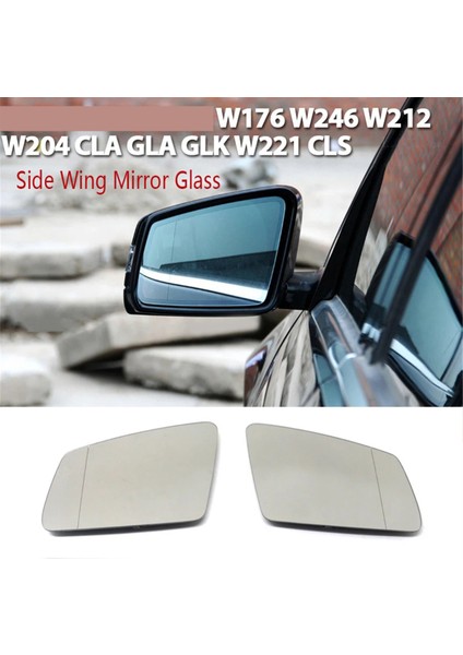 Sol+Sağ Yan Yan Ayna Cam Isıtmalı Sürücü Yolcu Uyumlu - Ce Gla Cla W176 W246 W212 W204 W221 W218 (Yurt Dışından) indirimleri