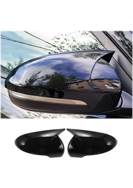 Sorento 2016-2019 ile Uyumlu Araç Dikiz Yan Ayna Kapağı Kanat Kapağı Dış Kapı Dikiz Kasa Trim, Siyah (Yurt Dışından) modelleri