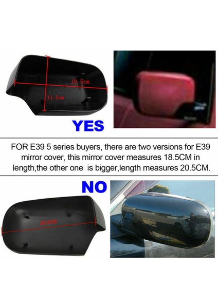 Sol Taraf Mat Siyah Yan Dikiz Kapı Ayna Kapağı Kapak Uyumlu - E46 3 Serisi 1998-2005 51168238375 (Yurt Dışından) modelleri