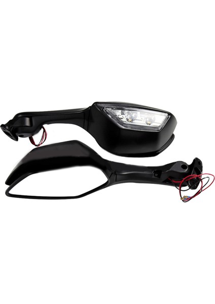 -10R ZX10R 10R 2011-2015 ile Uyumlu LED Dönüş Sinyalleri Işıkları ile Motosiklet Dikiz Aynaları (Yurt Dışından)