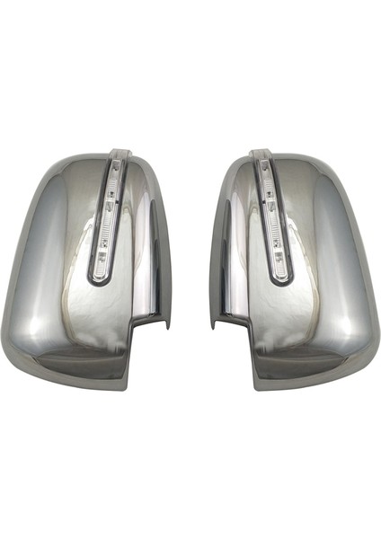 Araç Dikiz Aynası Kapağı L200 Triton 2016-2019 ile Uyumlu Led'li Kapı Ayna Kapağı (Yurt Dışından)