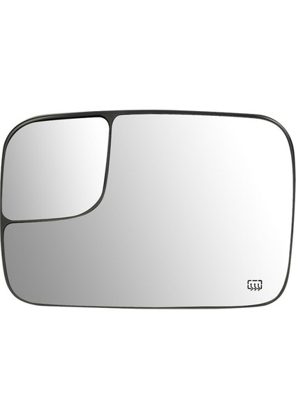 Araba Ön Sol Isıtmalı Yan Kapı Kanat Dikiz Aynası Lens Camı 5161011AA Ram 1500 1998-2010 ile Uyumlu (Yurt Dışından)