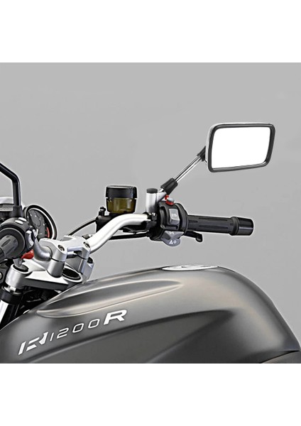 1 Çift 10MM Evrensel Motosiklet Dikiz Aynası Gidon Yan Aynalar Chopper ile Uyumlu (Yurt Dışından)