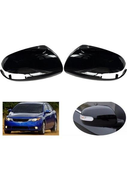 Araba Yan Kapı Ayna Kapağı Dikiz Aynası Kapağı Uyumlu Withte Cerato 2009-2010 Araba Aksesuarları ile Uyumlu (Yurt Dışından) indirimleri