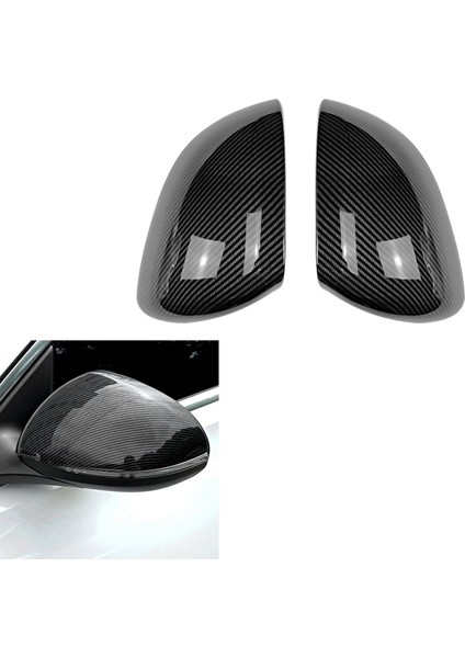 Karbon Fiber Yan Kapı Dikiz Aynası Kapağı Kapağı C Sınıfı ile Uyumlu W206 2021 2022 Dikiz Aynası Kapağı Trim (Yurt Dışından) indirimleri
