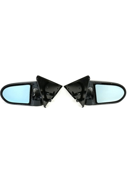 Otomotiv Dikiz Aynası Yan Ayna Manuel Ayarlanabilir Yan Kanat Aynası Ek 4 Kapı 1996-2000 ile Uyumlu (Yurt Dışından)