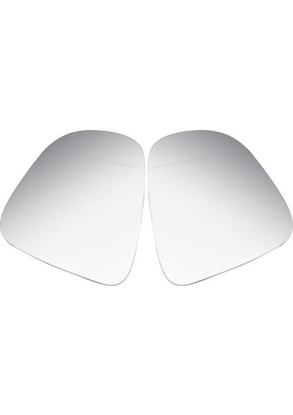 2 Adet Araba Isıtmalı Dikiz Aynası Cam Sol ve Sağ Kapı Yan Kanat Gri Lens Değiştirme ile Uyumlu-Golf 6 Mk6 2009-2013 (Yurt Dışından) indirimleri