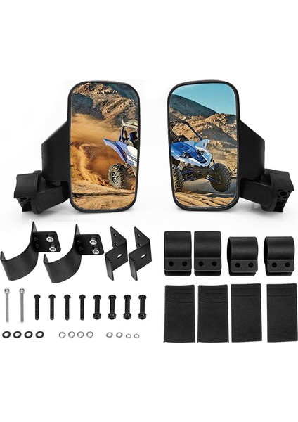 Utv Atv Dikiz Mrror Yan Ayna Seti Dikiz Aynası Arazi Aracı Yan Ayna Otomotiv Malzemeleri (Yurt Dışından) fırsatları
