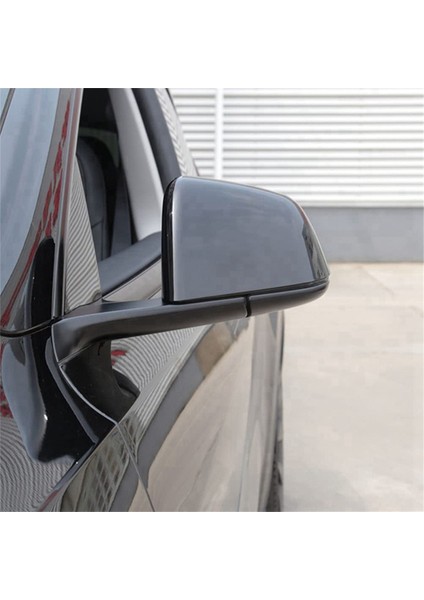 Siyah Araba Dikiz Aynası Kapağı Yan Kapı Ayna Kapağı Kapağı 2021-2023 ile Uyumlu (Yurt Dışından) indirimleri