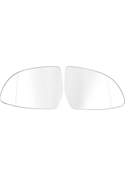 1 Çift Isıtmalı Dikiz Aynası Cam Lens ile Uyumlu X3 G01 X4 F26 G02 X5 F15 G05 X6 F16 G06 2013-2020 Yan Kapı Kanat Ayna (Yurt Dışından)