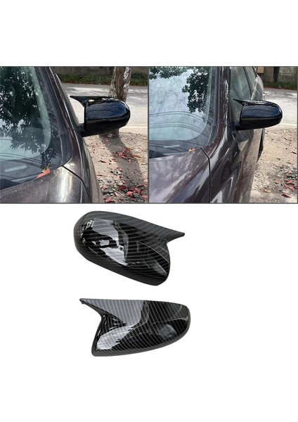 Araba Yan Kapı Dikiz Aynası Trim Uyumlu ile Uyumlu 2009-2017 Ayna Modifiye Kornalar Kapak Kapakları Işıksız (Yurt Dışından) modelleri