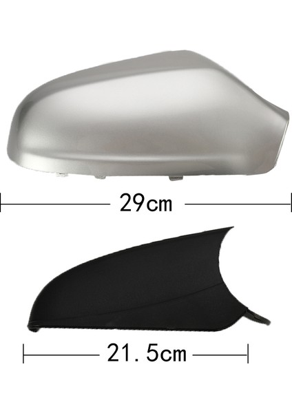 1 Çift Kapı Yan Ayna Muhafazası Kanat Ayna Kapağı H Mk5 2004-2009 ile Uyumlu Parlak Gümüş (Yurt Dışından) fırsatları