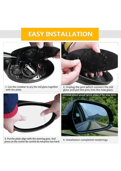 Sol Yan Kanat Kapı Aynası Dikiz Aynası Cam Isıtmalı Mavi 1 2 3 4 5 Serisi ile Uyumlu F20 F22 F30 F34 F32 F07 F10 (Yurt Dışından) fırsatları