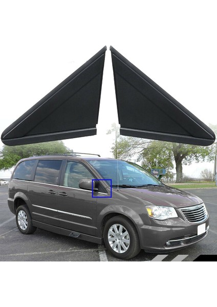 2008-2017 Grand Caravan ile Uyumlu/sol Dış Dikiz Aynası Bayrak Kalıp Aplik ile Uyumlu (Yurt Dışından)