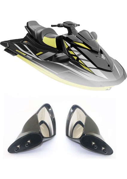 Motorlu Tekne Dikiz Yan Aynası Waverunner Sport Deluxe Cruiser Vx Vxr Vxs 1100 1800 1050 ile Uyumlu (Yurt Dışından)