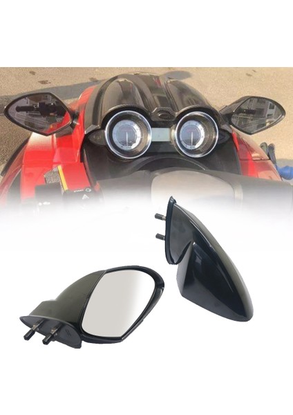 Motorlu Tekne Dikiz Yan Aynası Waverunner Sport Deluxe Cruiser Vx Vxr Vxs 1100 1800 1050 ile Uyumlu (Yurt Dışından)