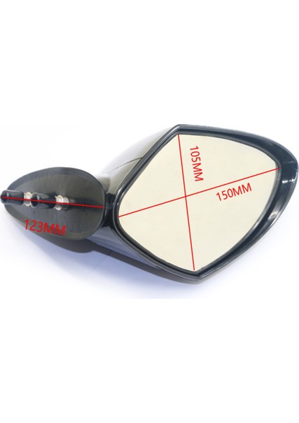 Motorlu Tekne Dikiz Yan Aynası Waverunner Sport Deluxe Cruiser Vx Vxr Vxs 1100 1800 1050 ile Uyumlu (Yurt Dışından)