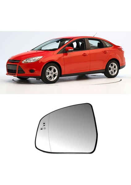 Sağ Kapı Kanat Yan Ayna Camı Isıtmalı Kör Nokta Uyarısı Destek Plakalı Focus Mk2 Mk3 Mondeo Mk4 ile Uyumlu (Yurt Dışından) fırsatları
