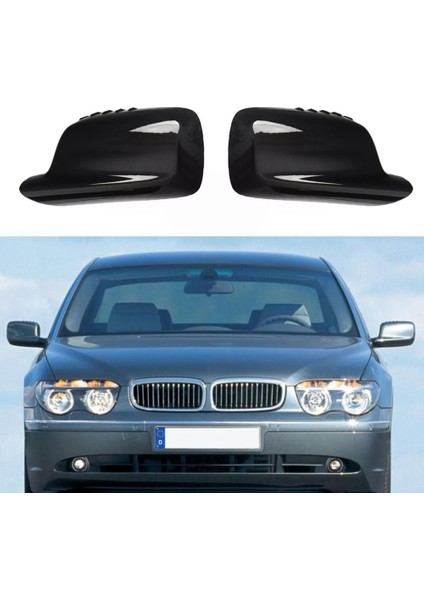 Dikiz Yan Ayna Kapağı ile Uyumlu - 7 Serisi E46 E65 E66 2001 - 2005 2006 2007 2008 Yan Kapı Dikiz Kapatma Kapakları (Yurt Dışından) fırsatları