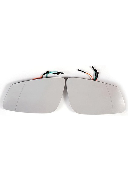 Araba Sol Isıtmalı Cam Dikiz Aynası Geri Geri Dikiz Aynası Yan Kanat Ayna Camı ile Uyumlu - F01 F02 F03 F04 F06 F10 (Yurt Dışından)