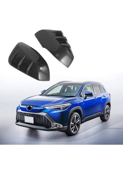 2021 2022 Yan Kapı Dikiz Aynası Kapağı Trim Etiket Şekillendirici Karbon Fiber ile Uyumlu (Yurt Dışından) modelleri