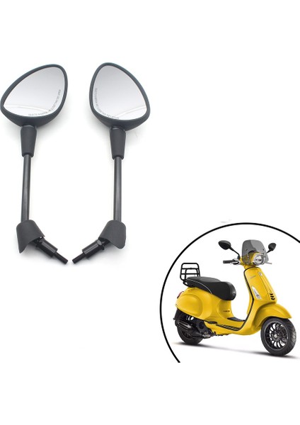 Motosiklet Aynaları Dikiz Dikiz Aynası Takım Gt 50 125 200 250 300 300IE Sprint PRIMAVERA150 ile Uyumlu (Yurt Dışından) fiyatları