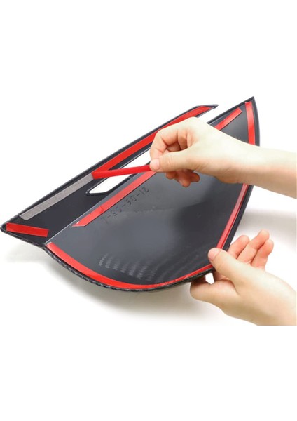Araba Yan Ayna Kapağı ile Uyumlu Nx4 2021 2022 Dikiz Aynası Kapağı Dekorasyon Trim Aksesuarları, Karbon Fiber (Yurt Dışından)