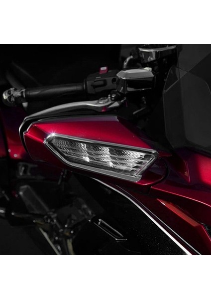 Goldwing GL1800 2018+ Up ile Uyumlu Motosiklet Krom Dekoratif Kapak Ayna Çevresi (Yurt Dışından)