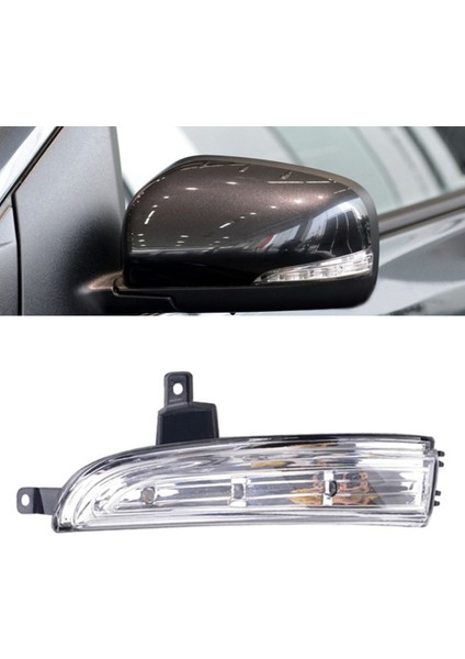Otomatik Sol Sağ Yan LED Dikiz Aynası Dönüş Sinyal Işığı Gösterge Lambası Koleos ile Uyumlu 2012 2013 2014 2015 2016 (Yurt Dışından)
