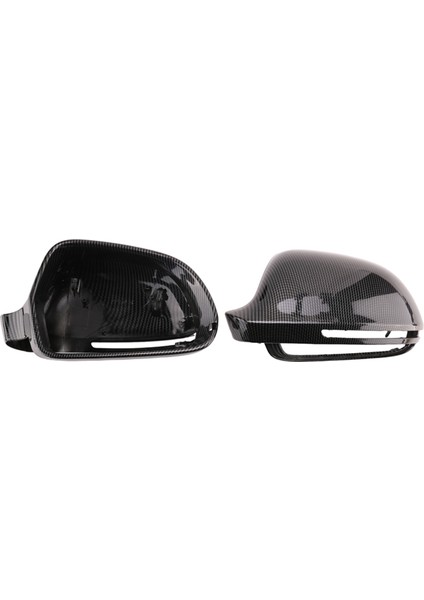 2x Karbon Fiber Desen Dikiz Aynası Kapağı ile Uyumlu A4 S4 A5 S5 A6 S6 A8 S8 Sq3 Dikiz Aynası Modifikasyon Parçası (Yurt Dışından) modelleri