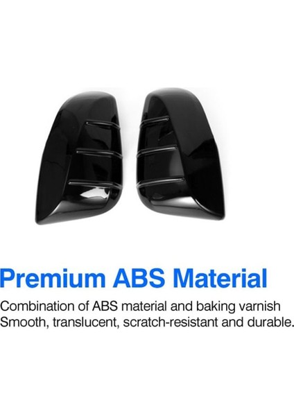 Sienna 2021 2022 ile Uyumlu Araba Kapı Yan Dikiz Aynası Kapağı Trim Kapağı Dekoratif Kalıplama Aksesuarları, Siyah (Yurt Dışından) indirimleri