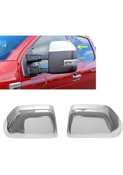 Araba Dikiz Aynası Üst Kapak Yan Ayna Kapağı ile Uyumlu F-450 F-550 2017-2019 HC3Z17D742CA HC3Z17D743CA (Yurt Dışından) modelleri