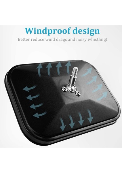 Wrangler Tj Jk ile Uyumlu Kapı Kapalı Ayna Off-Road Morror Dikdörtgen Aynalar Yan Dikiz Aynası, 2'li Paket (Yurt Dışından) indirimleri