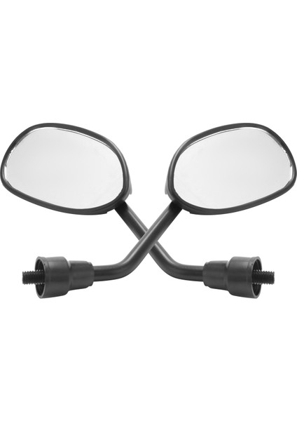 Çifti Dikiz Aynası Motosiklet Scooter Sırt Vidası ile Uyumlu 8mm M8 Ayarlanabilir Dönüş (Yurt Dışından)