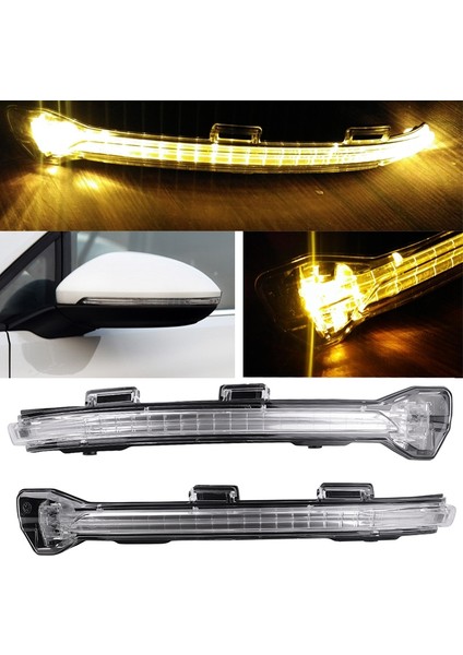 Araba Dikiz Aynası LED Dönüş Sinyal Işığı Göstergesi ile Uyumlu Golf 7 Mk7 2014 2015 2016 5gd 949 102 Sol (Yurt Dışından) fiyatları