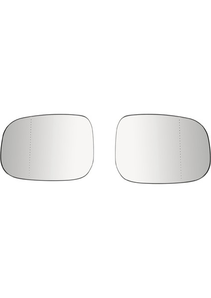 Yeni Sol + Sağ Araba Dikiz Yan Isıtmalı Kapı Ayna Camı ile Uyumlu C30 C70 S60 S80 V50 2006-2009 30762571 (Yurt Dışından)