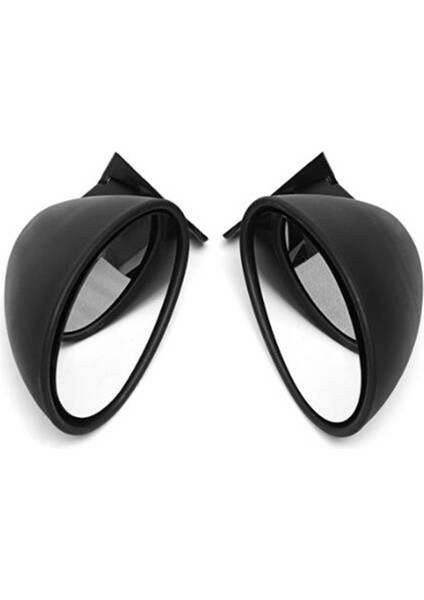 Stil Sol ve Sağ Araba Klasik Retro Kapı Kanat Yan Ayna Dikiz Vintage Mat Evrensel Siyah (Yurt Dışından) fiyatları