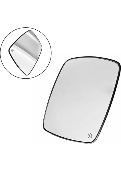 2 Adet Ön Isıtmalı Yan Kapı Kanat Dikiz Aynası Lens Camı 68045693AA 68045694AA Journey 2009-2020 ile Uyumlu (Yurt Dışından)