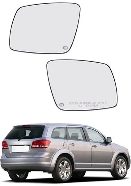 2 Adet Ön Isıtmalı Yan Kapı Kanat Dikiz Aynası Lens Camı 68045693AA 68045694AA Journey 2009-2020 ile Uyumlu (Yurt Dışından) modelleri