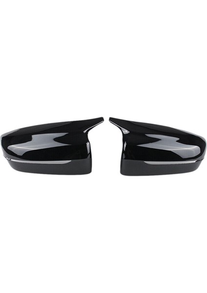 Uyumlu ILE-G20 G28 G30 G38 G11 G12 Parlak Siyah Yedek Ayna Kapakları Araba Yan Kapı Dikiz Aynası Kapağı Kapağı (Yurt Dışından)