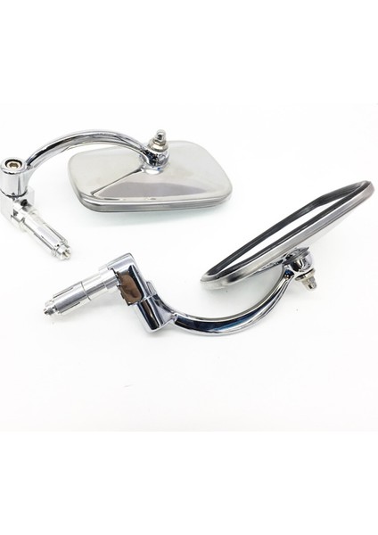 Motosiklet 7/8 Inç 22 mm Gidon Sonu Yan Aynalar Kahve Racers Scooter Off-Road Bisikletleri ile Uyumlu (Yurt Dışından) fırsatları