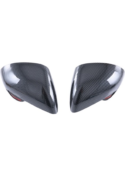 Araba Karbon Fiber Stil Kapı Yan Ayna Kapağı Trim Etiket Dolphin Atto1 Ea1 2022 2023 ile Uyumlu (Yurt Dışından)