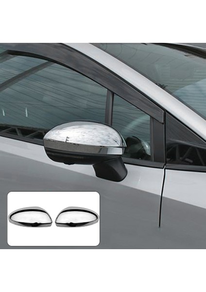 Araba Krom Dikiz Dikiz Yan Cam Ayna Kapağı Trim Çerçeve Yan Ayna Kapakları Not ile Uyumlu E13 2020 2021 (Yurt Dışından)