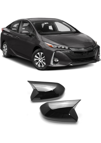 Prius 2019 2020 ile Uyumlu Kulak Aynası Kapağı Yan Ayna Kapağı Parlak Siyah Stil (Yurt Dışından) fiyatları