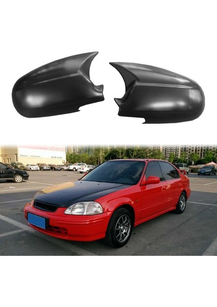 Araba Dikiz Aynası Kapağı Trim Kapı Yan Dikiz Öküz Boynuz 1996-2001 ile Uyumlu (Yurt Dışından) fırsatları
