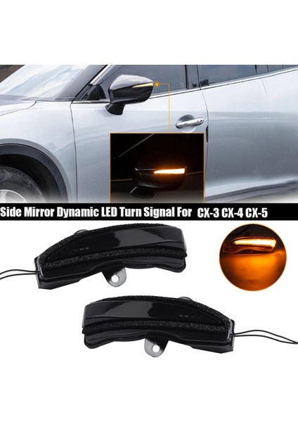 Araba Dinamik LED Dönüş Sinyali Işık Dikiz Aynası Işık Göstergesi -3 Cx3 -4 Cx4 -5 Cx5 Ke 2016-2018 ile Uyumlu (Yurt Dışından) fiyatları