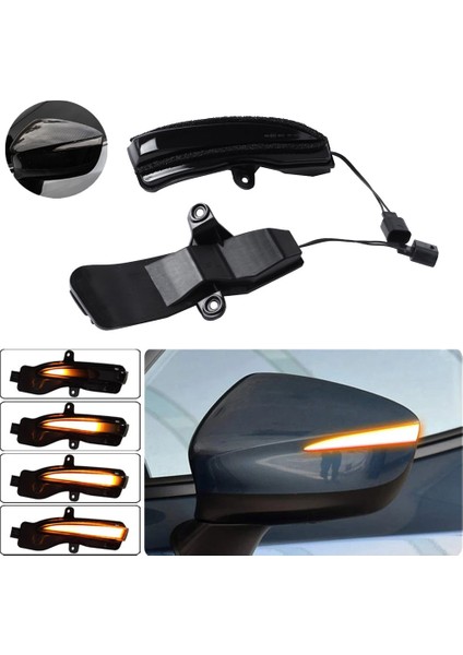 Araba Dinamik LED Dönüş Sinyali Işık Dikiz Aynası Işık Göstergesi -3 Cx3 -4 Cx4 -5 Cx5 Ke 2016-2018 ile Uyumlu (Yurt Dışından) modelleri