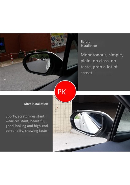 Prius ile Uyumlu 2016-2019 Araba Dikiz Yan Kapı Ayna Kalkanı Kaş Koruma Çerçeve Trim Aksesuarları (Yurt Dışından) fırsatları