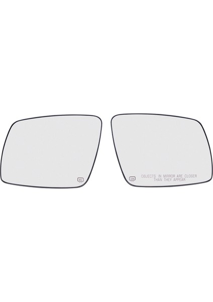 2 Adet Araba Ön Isıtmalı Yan Kapı Kanat Dikiz Aynası Lens Camı 68045693AA 68045694AA ile Uyumlu Yolculuk 2009 -2020 (Yurt Dışından)