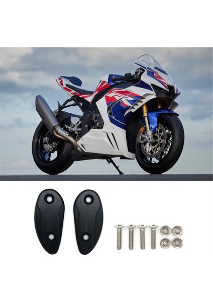CBR1000RR 2020-2023 ile Uyumlu Motosiklet Blok Kapalı Plaka Dikiz Aynası Delik Kapağı Ayna Şasi Kodu Kapak Tabanı (Yurt Dışından)